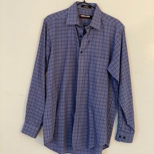 Kirkland Blue Plaid Button Down